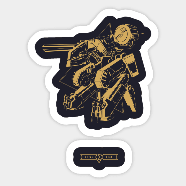 Metal Gear REX Sticker by adiorga